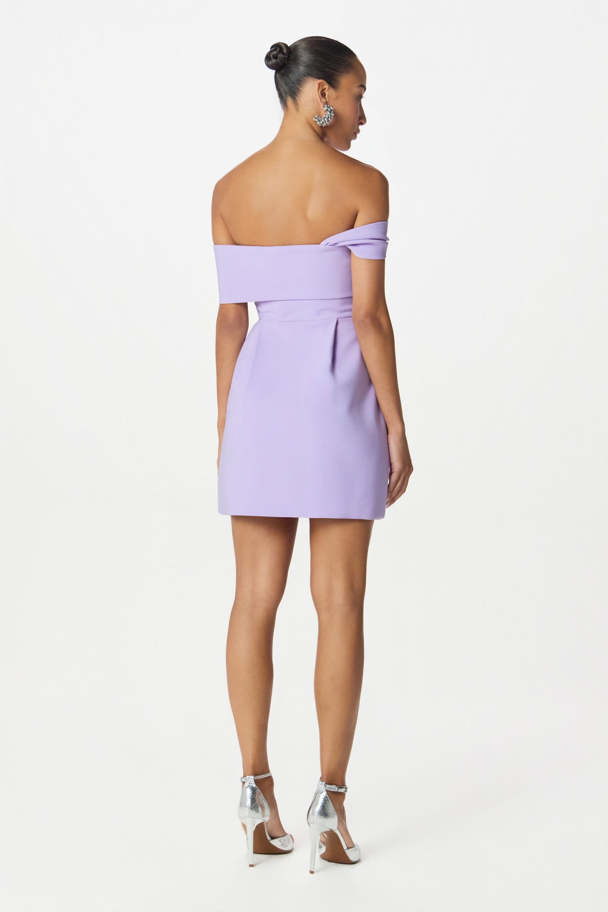one shoulder dresses mini MILA Twisted Dress In Lilac Featuring a Dolman Size:18-24M Prettylittlething Ksa Orange Satin ASHLEYlauren Dress 11964